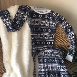 Victoria’s Secret Pink thermal PJ set